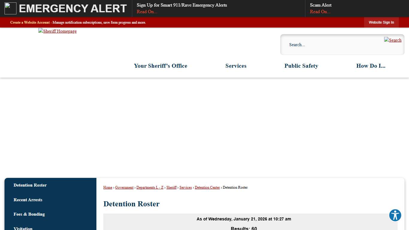 Detention Roster  | Blaine County, ID