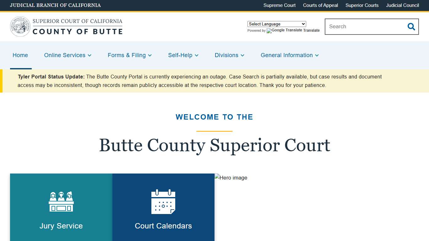 Home | Superior Court of California | County of Butte